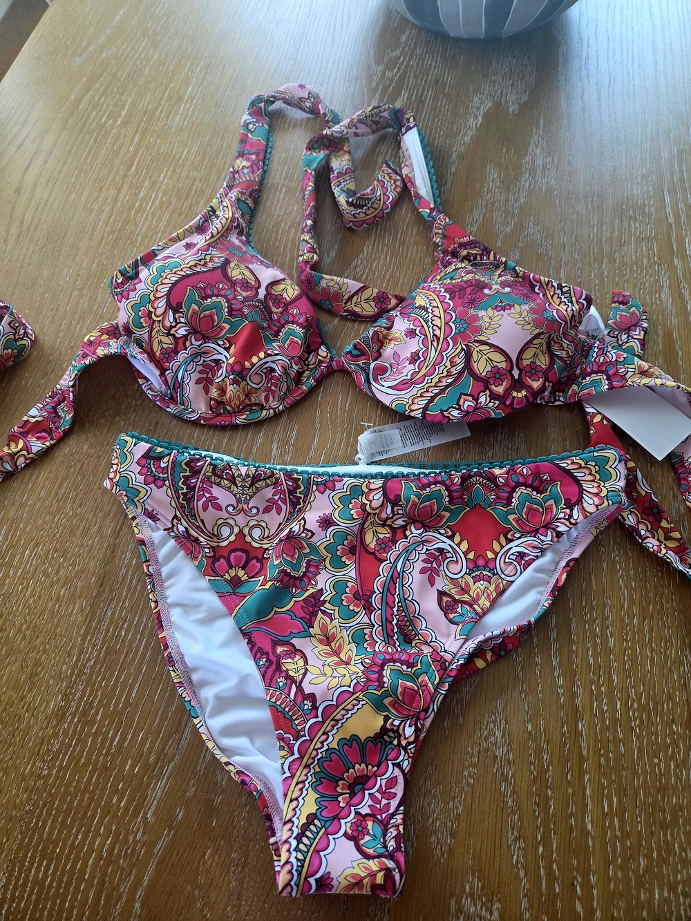 VENUS Pink Multi Paisley Two-Piece Bikini